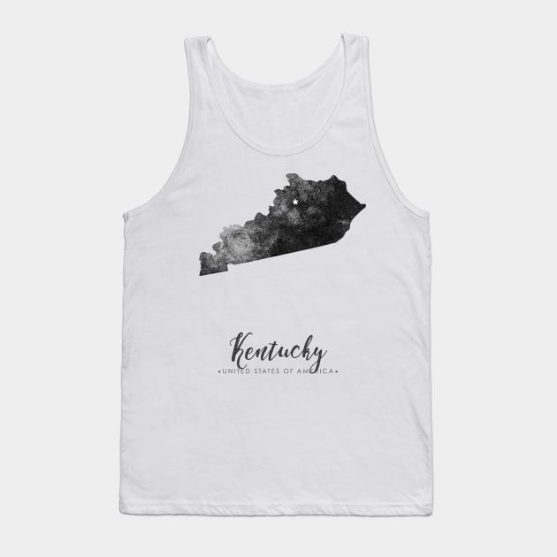 Kentucky state map Tank Top by StudioGrafiikka